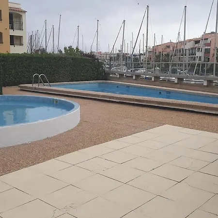 Apartment Cap D'agde 300m Plage Du Mole,vue Port,parking,lave Linge,piscine